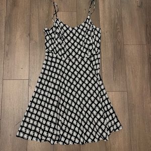 Old Navy Black and White Cami Dress